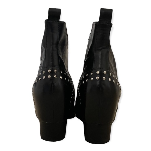🌺Final Price w/Free Shipping🌺Sigerson Morrison Leather Studded Ankle Boots 8.5 - Picture 6 of 9